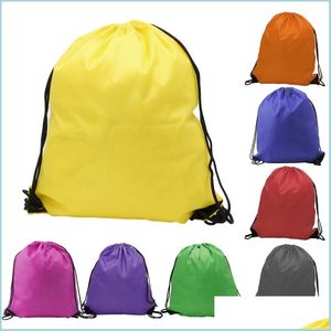 Sacs De Rangement Nouvelle Mode Enfants Vêtements Chaussures Sac École Dstring Frozen Sport Gym Pe Danse Sacs À Dos Drop Delivery Maison Jardin Houseke Dhle2