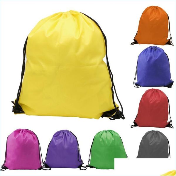 Sacs De Rangement Nouvelle Mode Enfants Vêtements Chaussures Sac École Dstring Frozen Sport Gym Pe Danse Sacs À Dos Drop Delivery Maison Jardin Houseke Dhlie