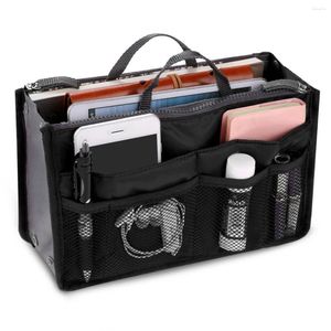 Opbergtassen Organisator Insert tas Vrouwen Travel Handtas Purse Grote voering Lady Make -up Cosmetische vrouwelijke tote