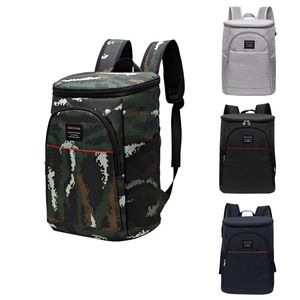 Bolsas de almacenamiento para acampar al aire libre, bolsa refrigeradora, mochila impermeable, refrigeración, Picnic, viaje, hombro, organizador de almuerzo para agua, frutas, paquete de hielo