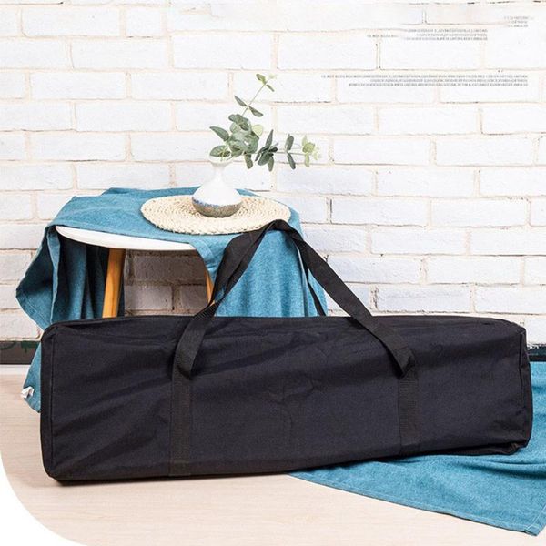 Sacs de rangement en plein air four à charbon de bois sac à main noir Portable pliable Camping pique-nique Barbecue Grill sac anti-poussière 62x24x13cm