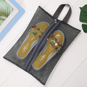 Sacs de rangement Sac portable imperméable extérieur pour chaussures Supplies Socle Pouche sacs à main Organisateur Zip Organisation