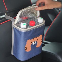 Sacs de rangement Oxford Tissu Car sièges d'auto arrière Sac d'isolation enroulé multifonctionnel enveloppe de préservation de la chaleur pour les véhicules SUV