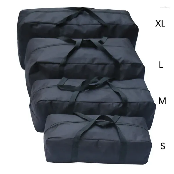 Sacs de rangement Oxford tissu extérieur imperméable à bagages mobiles à bagages mobiles à blanchisserie Cube non tissé à la maison et outils d'emballage