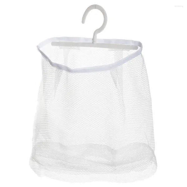 Sacs de rangement Peg Sac Pince à linge Suspendu Porte-chaussettes en maille pour salle de bain Cuisine