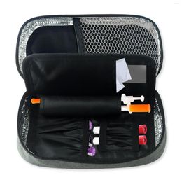 Sacs de rangement En boîtier de transport en stylo portable portable pour le diabète voyage pratique à la modification des aiguilles