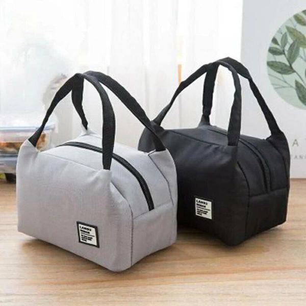 Bolsas de almacenamiento Picnic Travel White Portable Oxford Lunch Four Seasons Food Aplicable Fresh Cooler Bouch Cafet