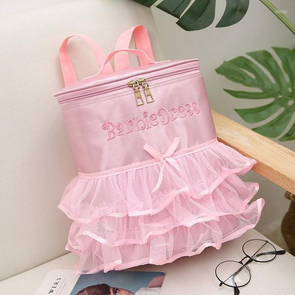 Sacs de rangement rose enfants Kawaii sac formation classe cartable épaissi étanche femmes grande capacité organisateur