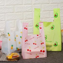 Sacs de rangement en plastique Restaurant à emporter Pack Pack Desserts Cake Food Aliments Disposables épaissisprants Pandage de vêtements de sac à main