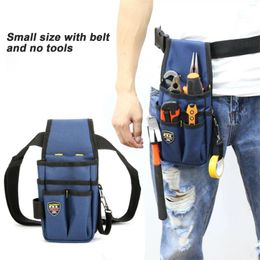 Bolsas de almacenamiento Herramientas de bolsillos Belt Bold de herramientas Electricista con bolsa de mantenimiento ajustable