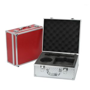 Opbergzakken Draagbare Aluminium Tool Box Grote veiligheidsapparatuur Toolbox Instrument Multifunctionele Schokdichte Spons