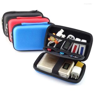 Opbergzakken Draagbare elektronische gadgets EVA-tas voor HDD Power Bank USB-flashdrives Digitale accessoires Organizer Case Pouch