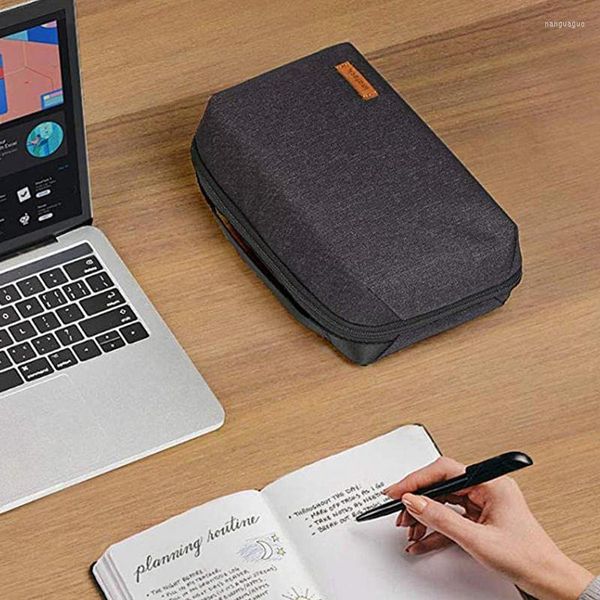 Bolsas de almacenamiento Bolsa organizadora electrónica portátil Cables de datos USB Cargadores Banco de energía Auriculares Estuche de transporte Bolsa de viaje para accesorios digitales