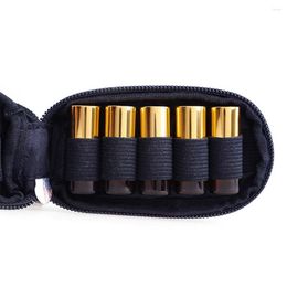 Sacs de rangement Sac d'huile essentielle portable 10 compartiments Mini paquet de clés Maquillage de haute qualité Bouteilles de voyage Cas