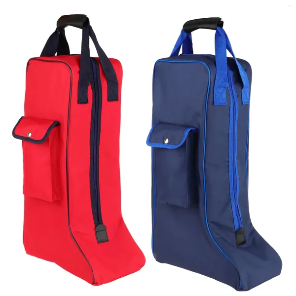 Sacs de rangement Sac à démarrer à chevalier portable avec poignée de transport pour le camping Pocket Pocket polyvalent Organisateur d'équipement équestre de grande capacité