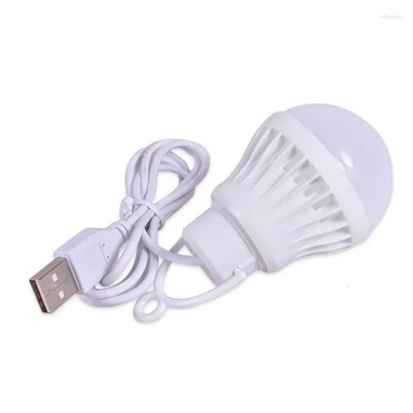 Bolsas de almacenamiento Luces de campamento de linterna portátil Bulbo USB LED Luz de la noche Libro de libros Camping Campe Lámpara de senderismo 3W/5W/7W