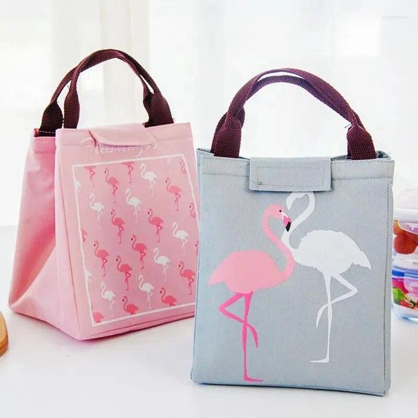 Bolsas de almacenamiento portátiles grandes bolsas de almuerzo termal aislada bolso decoraciones de bolso de bolso decoraciones de la cena para niños