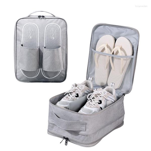 Sacs de rangement portables, organisateur de chaussures de voyage, baskets imperméables, pantoufles, sac grande pochette multifonction