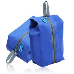 Bolsas de almacenamiento Bolsa de lavado de tela Oxford impermeable portátil Zapatos de viaje para deportes al aire libre Almacenamiento de bolsa