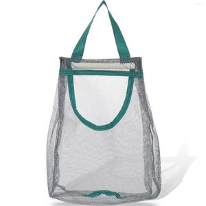 Sacs de rangement Pommes de terre Oignons Saver Nylon Tote Net Shopping Mesh Légumes Fruits Ails Suspendus