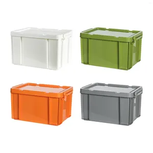 Opbergtassen PP Box zware bakken duurzame stapelbare containers voor garage bewegende huis kamer schoenen kleding