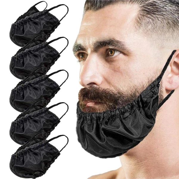 Sacs de rangement Masque de protection pour hommes Couverture de barbe Poche imprimée Adulte