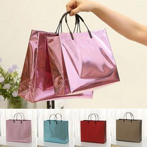 Bolsas de almacenamiento Bolsa de ropa PVC bolso de regalo de plástico Compador de compras Reutilizables Cosméticos de lavado de comestibles