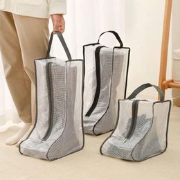 Sacs de rangement PVC bottes de pluie sac pliable anti-poussière chaussures à talons hauts imperméable à l'eau longue et courte protection