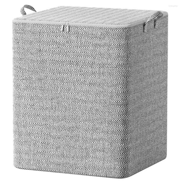 Sacs de rangement Sac de couette Literie Couverture Couette avec fermeture à glissière Porte-vêtements en tissu non tissé Organisateur de voyage