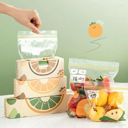 Bolsas de almacenamiento Refrigerador Bolsa de frescura sellada Fruta doméstica y vegetales Freer especial alimento para cremallera espesada especial