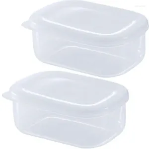 Sacs de rangement Boîte d'organisateur de réfrigérateur avec couvercle transparent et contenants portables pour la cuisine de cabinet de réfrigérateur