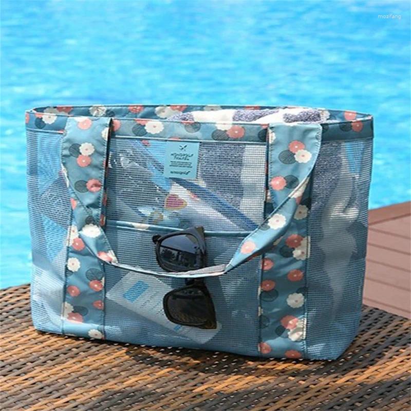 Storage Bags Reusable Shopping Bag Multifunctional Waterproof Oxford Cloth Travel Beach Supermarket Grocery Portable 2023