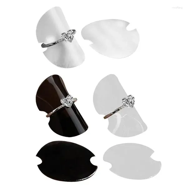 Sacs de rangement Banne Sectepal 100pcs / emballage Small Holder Bijoux à main réutilisable imperméable pour couleur givrée noire transparente