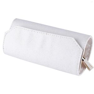 Sacs de rangement Roll Foldable Jewelry Case Bag Grande capacité sans pli pour colliers Boucles d'oreilles Bagues Bracelets