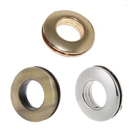 Sacs de rangement forme ronde oeillet anneau en métal avec vis pour sac à main sac à main sac à bandoulière pièces accessoire