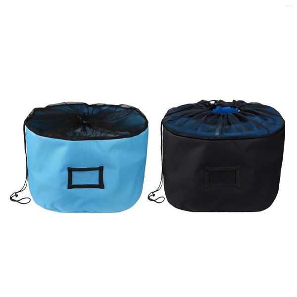 Bolsas de almacenamiento para manguera de caravana, bolsa de utilidad portátil transpirable resistente al agua para cables eléctricos, mangueras de alcantarillado, remolque, jardín exterior