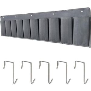 Opbergtassen RV -schoenzakken 10pockets Bedzak met haken voor speelgoed en accessoires Zware hangende afstandsbedieningsglazen Organisator