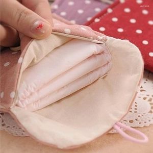 Sacs de rangement sac hygiénique pochette serviette serviette support organisateur Mini pour fille maison
