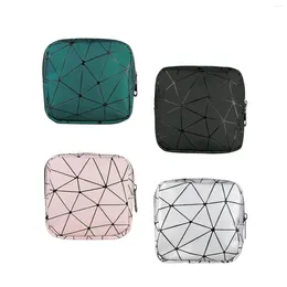 Sacs de rangement Serviettes hygiéniques Sac Femmes Période avec fermeture à glissière Tampons durables Collecter Portable pour dames adolescentes