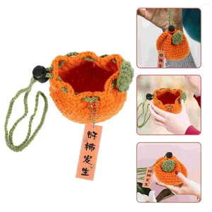 Opbergtassen Santa Gifts Bag voor reizen Packet Kerstmis Women Garen Outdoor Crochet Christmas Shams