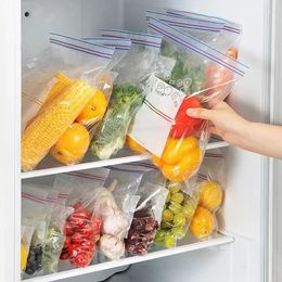 Opbergtassen Saran wikkel dikke plastic afdichting transparante voedseltas koelkast fruit groente organisatie