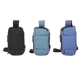 Sacs de rangement Sac à épaule combinaison combinaison Lock Sling Grip confortable Antift Vol Polènes multifonctionnelles imperméables pour un voyage d'affaires