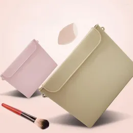 Sacs de rangement Saclone Cosmetic Sac à poussière Makeup Brush Brush Magretic Ferme Téléphone Miroir