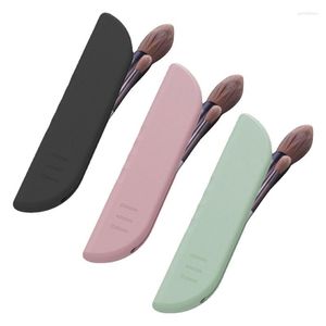 Opbergtassen Siliconen Make -up borstel Travelhoes handheld Cosmetische organisator Huishoudelijke houding Doos Home Accessoire