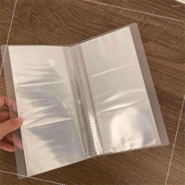 Bolsas de almacenamiento Bolsa de PVC simple Antioxidación Transparente Joyería Libro Anillo Collar Pendiente Portátil A prueba de polvo