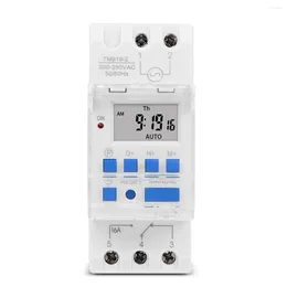 Sacs de rangement Sinotimer TM919A-2 Commutateur de temps numérique programmable Contrôle du relais Contrôle AC 220V 16A DIN