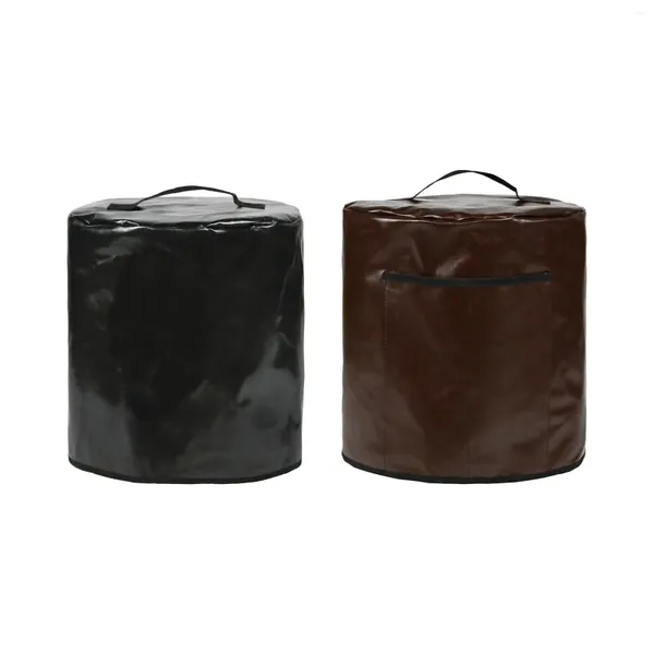 Sacs de rangement Couvercle anti-poussière pour petits appareils Protections imperméables Autocuiseur en cuir PU pour accessoires de friteuse à air