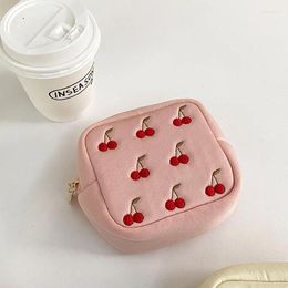 Sacs de rangement Small Eitphone Lipsticks Sanitary Pads Organizer Pouche Case Mini Zipper Femme's Makeup Cosmetic Coin Purse Sac