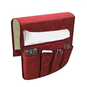 Sacs de rangement Sofa Side Organisateur Caddie Pockets de chevet durable grande capacité pour les téléphones portables Remotes Magazines Livres