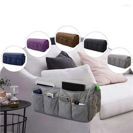 Sacs de rangement canapé avec plusieurs poches de porte-portefeuille Coup de fauteuil suspendu pour télécommande télévisée